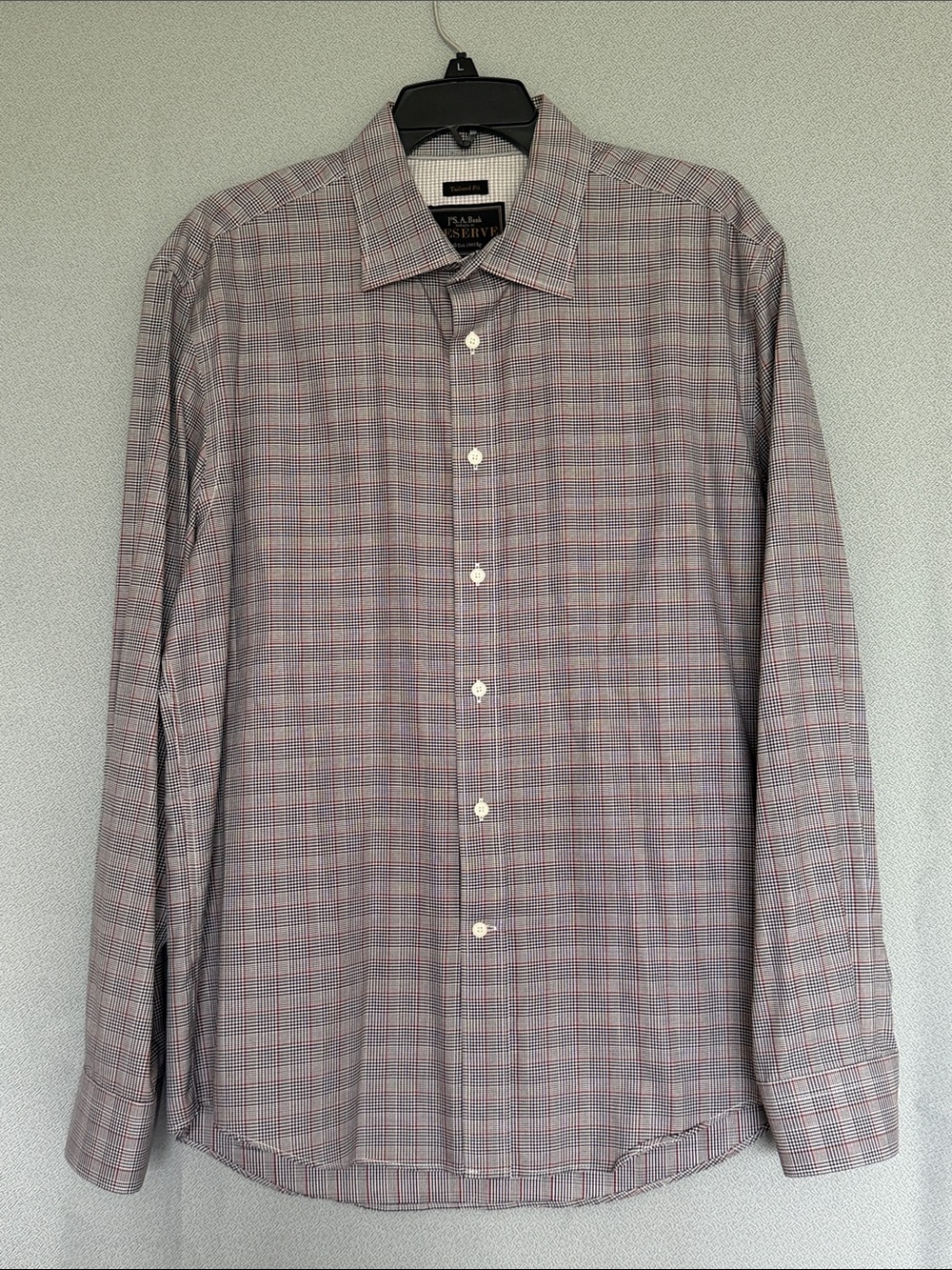 Jos. A. Bank Reserve Tailored Fit Men’s Dress Shirt Large 100% Egyptian Cotton